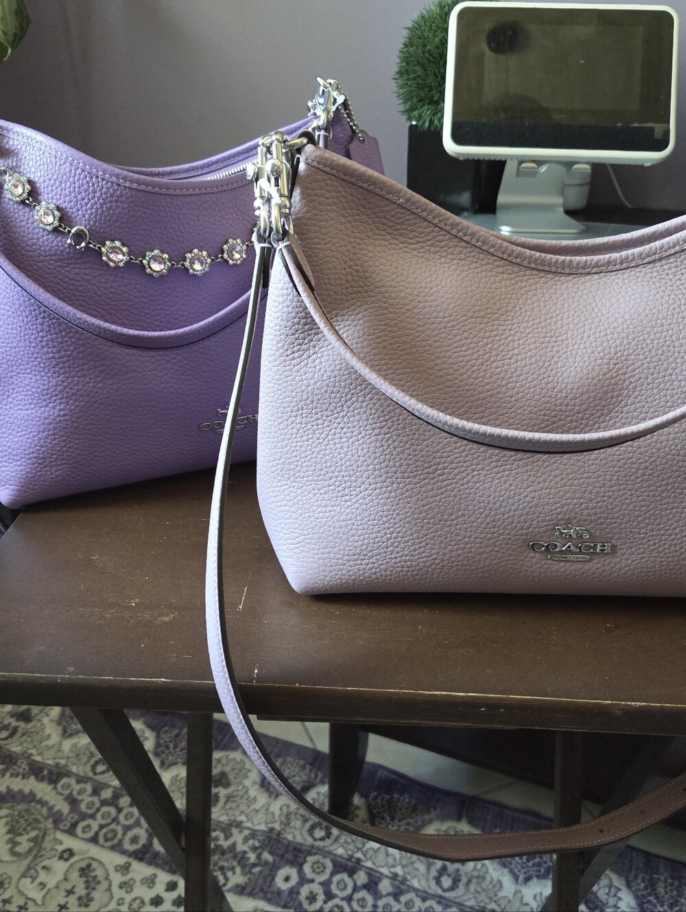Coach Laurel Shoulder Bag In Lilac - Picture 6 of 10